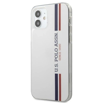 US Polo Tricolor Collection iPhone 12 mini 5,4" Handyhülle Weiss weiss