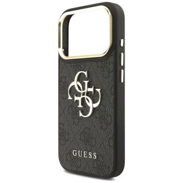 Etui Guess 4G Big Classic Logo Big Strap Metal Buttons do iPhone 17 Pro Czarny