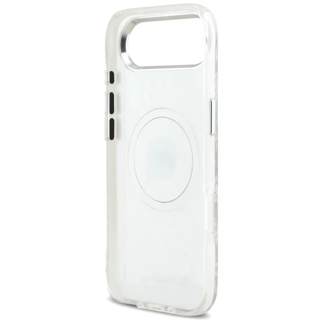 Etui Ochronne do iPhone Air Karl Lagerfeld IML Head Logo MagSafe Szary