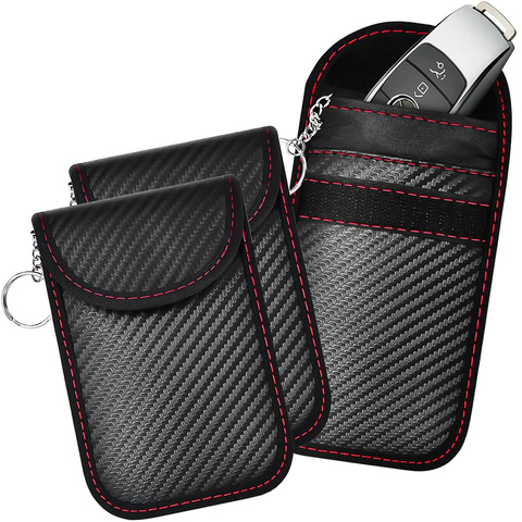 Ochrana proti krádeži 2x Alogy kryt pouzdra na klíče blokující signál 13x8,2cm