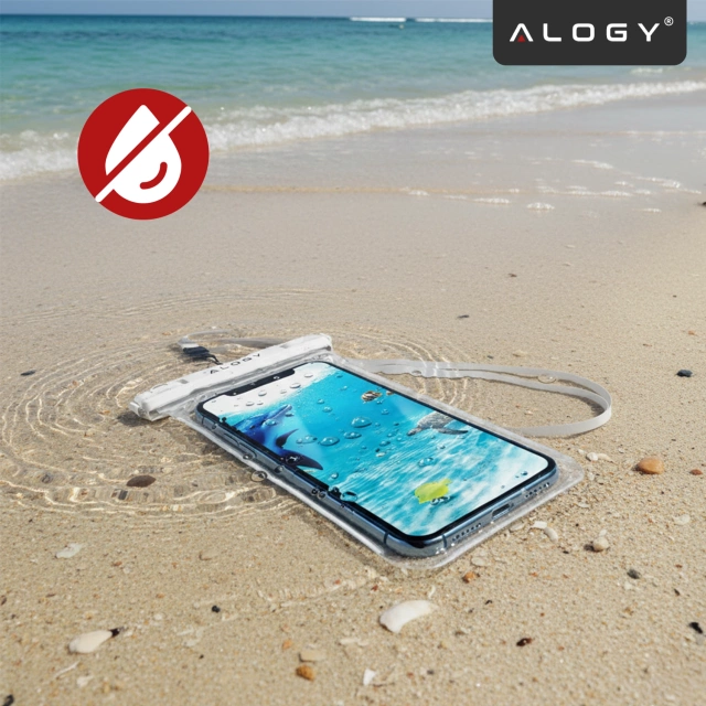 Alogy Waterproof Case Universal IPX8 to 6.5 Black