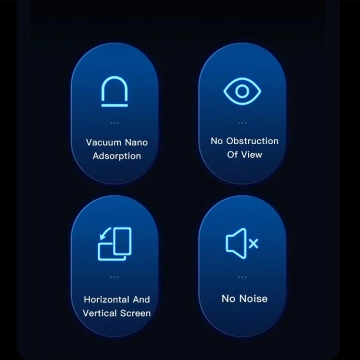 Forcell F-GRIP MagLuxe Magnetische 3in1 Autohalterung mit Einstellung