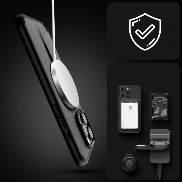 Etui Spigen Ultra Hybrid Mag MagSafe für Apple iPhone 16 Pro Max Frost Black
