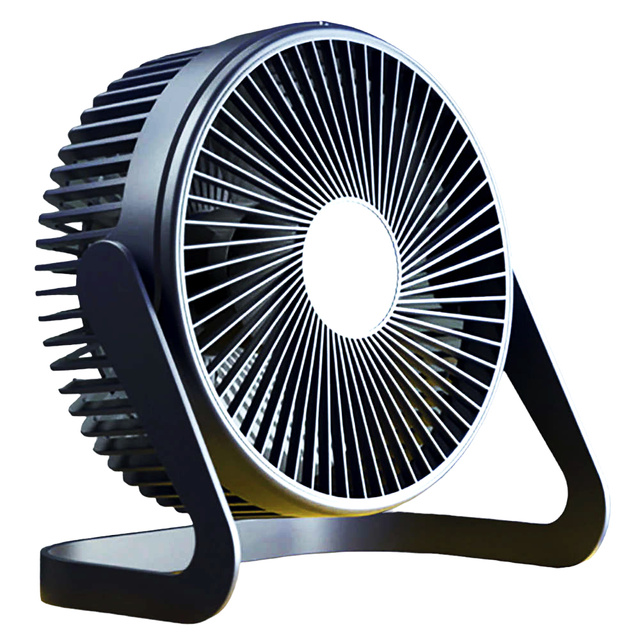 Tichý stolní ventilátor Alogy přenosný USB kabelový stolní ventilátor Námořnická modrá