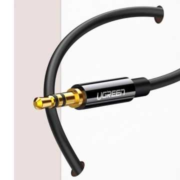 Cable UGREEN cable headphone splitter 3.5 mm mini jack AUX 25cm black (20816)
