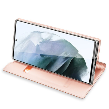 Захисний фліп-чохол Dux Ducis Skin Pro для Samsung Galaxy S22 Ultra Pink