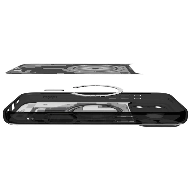 Etui Ochronne do iPhone 17 Pro Max Spigen Ultra Hybrid Mag MagSafe Zero One Czarny