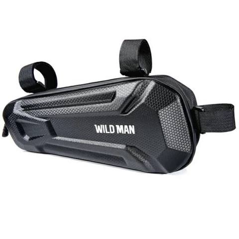 Wildman XT9 XL Fahrradtasche Rahmentasche 1,8L Wasserdicht Schwarz