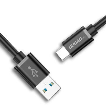 Dudao kábel USB kábel - USB Type C Super Fast Charge 1 m čierny (L5G-Black)