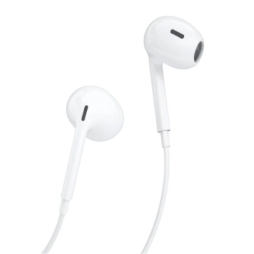 Sluchátka do uší Dudao s USB Type-C konektorem bílá (X14PROT)