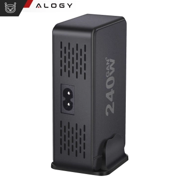 HUB splitter Alogy Adaptér pro počítačový notebook s USB-C na 3x USB-A 2.0 1x USB-A 3.0 šedý