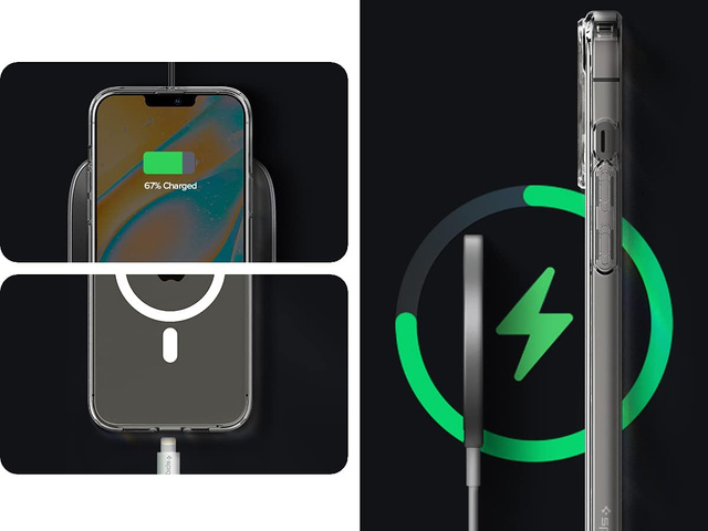 Чохол Spigen Ultra Hybrid Mag для Apple iPhone 13 Pro White