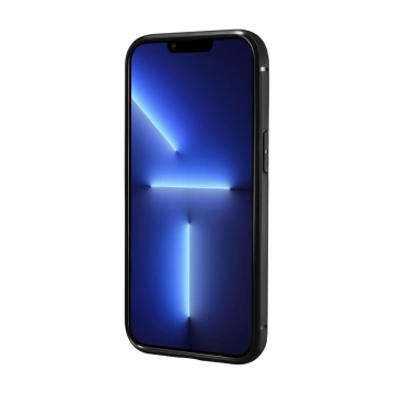 Чохол iCarer Leather Oil Wax обтягнутий натуральною шкірою для iPhone 13 mini чорний (ALI1211-BK)