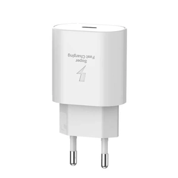 Зарядний пристрій Somostel PD SMS-Q03 з USB-портом, потужністю 3A, 25 Вт, білий, для iPhone 15