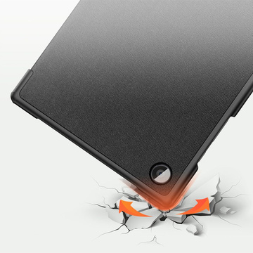 Dux Ducis Domo Flip Case for Samsung Galaxy Tab A8 10.5 X200/ X205 Black Glass