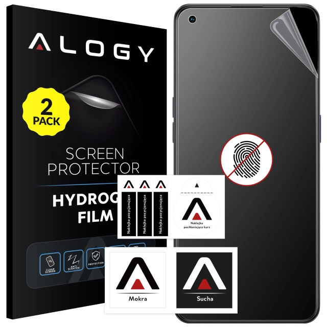 2x Folia "MATOWA" do Oppo Reno7 Lite / 7Z / 7 SE Hydrożelowa Alogy HydroSkin Matte Pro™ na ekran do etui "BEZ ODCISKU PALCÓW"
