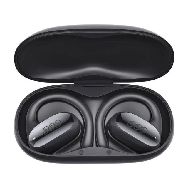 Bluetooth-навушники QCY T30 Crossky GTR2, 28 годин, IPX5, мікрофон ENC – чорні