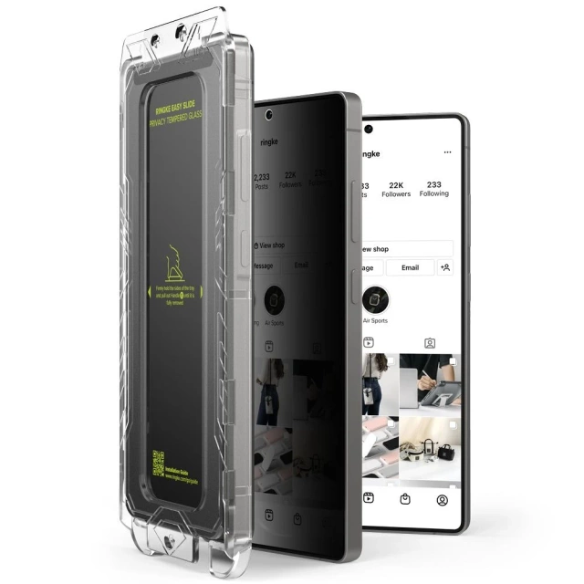 Захисне скло для Samsung Galaxy S25 Ultra Ringke Easy Slide, 2 поляризаційних фільтра