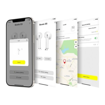 Baseus E8 Wireless Bluetooth 5.0 TWS Earbuds Waterproof IPX5 Black (NGE8-01)