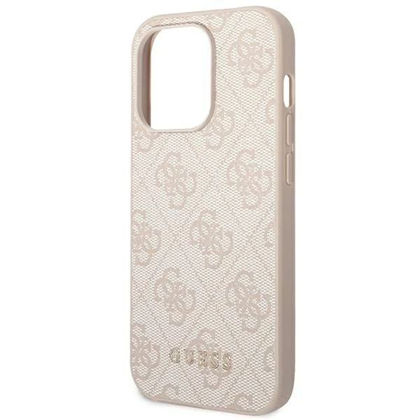 Etui Guess GUHCP14XG4GFPI для Apple iPhone 14 Pro Max 6,7" różowy/рожевий жорсткий чохол 4G Metal Gold Logo