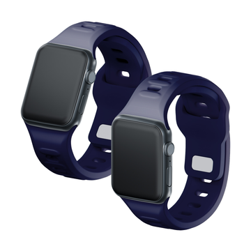 Pasek do smartwatcha 3mk Silicone Watch Strap do Apple Watch 42/44/45/49 mm Ocean Blue