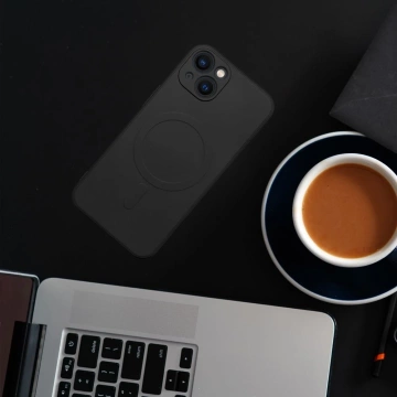 Силіконовий чохол Mag для IPHONE 14 чорний
