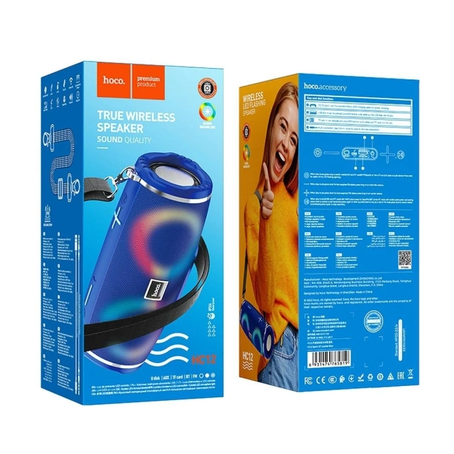HOCO Bluetooth Speaker HC12 Sport Blue