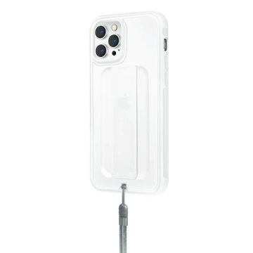 UNIQ pouzdro Heldro iPhone 12 Pro Max 6,7" bílé / natural frost Antimikrobiální