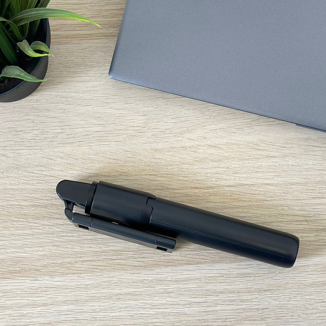 Selfie stick tripod Tripod Alogy Stand phone holder selfie stick Bluetooth remote control Black