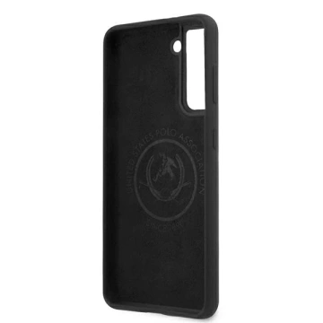 Silikonové puzdro na telefón US Polo On Tone pre Samsung Galaxy S21 black/black