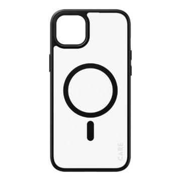 Чохол CARE від PanzerGlass Urban Combat, прозорий, чорного кольору, MagSafe для iPhone 15 Plus