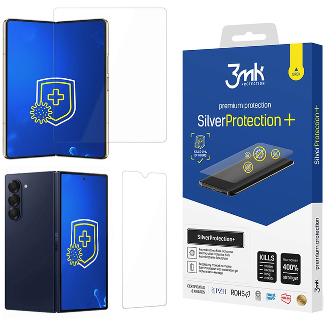 Antiviren-Handy-Displayfolie 3mk SilverProtection Folded Edition für Samsung Galaxy Z Fold 6