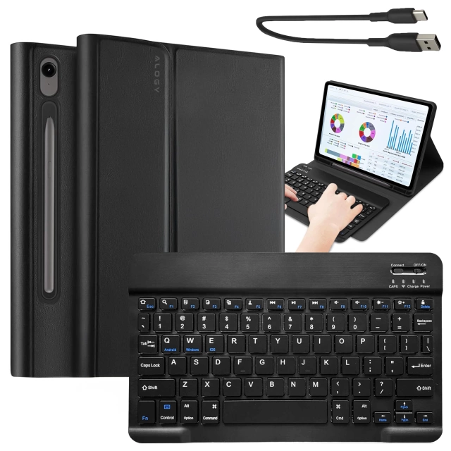 HUB-Splitter Alogy-Adapter für Computer-Laptop mit USB-C auf 3x USB-A 2.0 1x USB-A 3.0 Grau