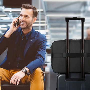 Alogy ochranná cestovná taška pre prenosné puzdro pre notebook, MacBook Air Pro do 15,6" Outdoor Traveler Black