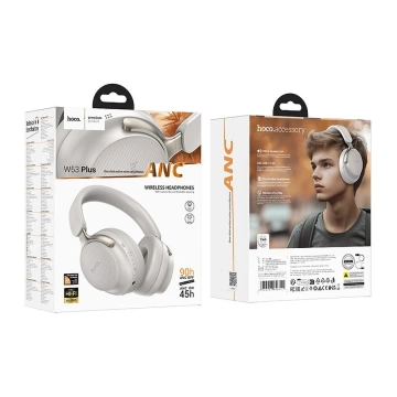 HOCO wireless bluetooth headphones ANC W53 Plus gray