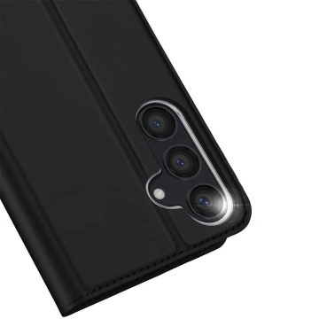 Puzdro DUX DUCIS Skin Pro - flipové puzdro pre Samsung Galaxy S24 čierne