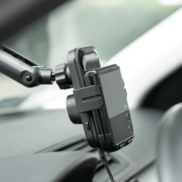 Автомобільний зарядний пристрій FORCELL F-GRIP HS4 Induction 15W чорний