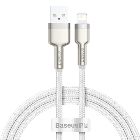 Baseus Cafule kábel USB to Lightning, 2,4 A, 1 m (biely)