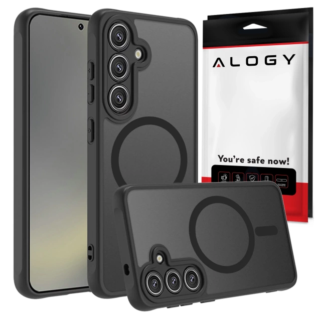 Чохол для Apple iPhone 16 Pro Max Alogy Anti-Shock Hybrid Case for MagSafe Transparent
