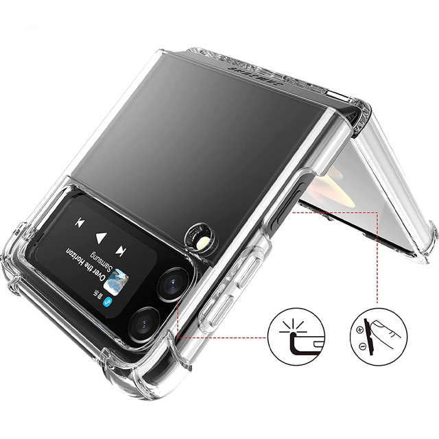 Etui pancerne ShockProof Alogy Case na Samsung Galaxy Z Flip 3 5G Clear