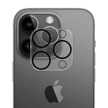 Kryt objektivu pro Apple iPhone 15 Pro/15 Pro Max - 3mk Lens Pro Full Cover