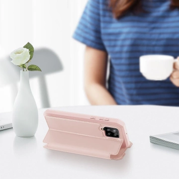 DUX DUCIS Skin X holster cover with flip cover for Samsung Galaxy A42 5G pink