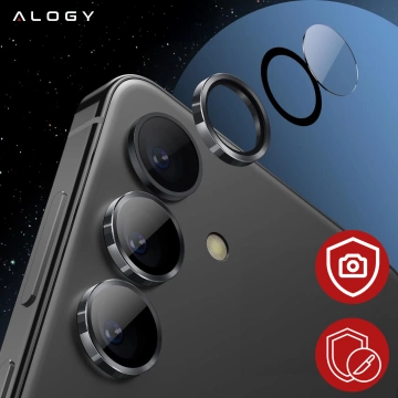 3x Tempered glass screen protector lens glass for Samsung Galaxy S25 protective glass for screen and camera 9H Alogy GlassGuard Pack™️ protective glass set