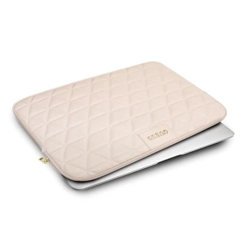 Guess Sleeve GUCS13QLPK 13" różowy /ružový prešívaný