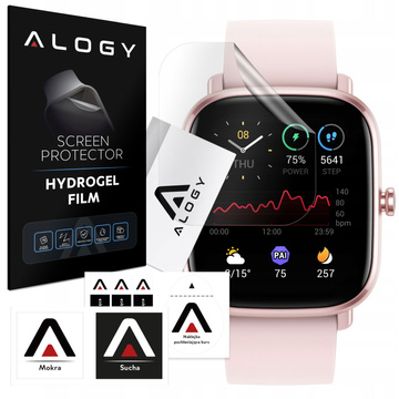 Гідрогелева захисна плівка Alogy для смарт-годинника Xiaomi Amazfit GTS 2 Mini