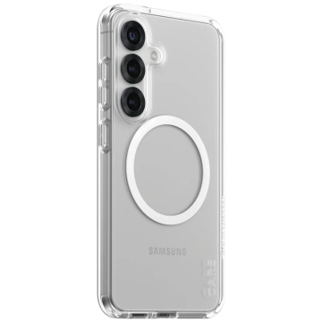 Samsung Galaxy S25 CARE by PanzerGlass Flagship Urban Combat White QI Transparent Case