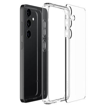 Case for Samsung Galaxy S24 Plus Spigen Ultra Hybrid Case, transparent back cover, Crystal Clear Glass