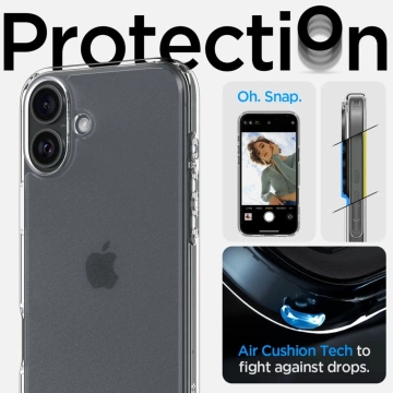 Etui Spigen Ultra Hybrid s Apple iPhone 16 Frost Clear