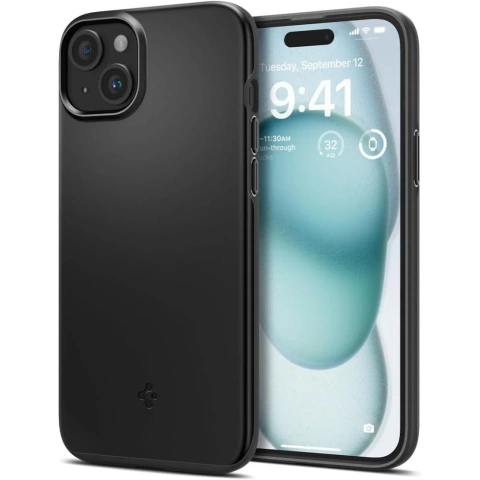 Etui Spigen Thin Fit pro iPhone 15 černý
