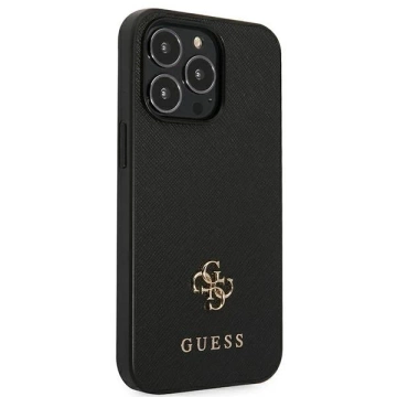 Etui Guess GUHCP13LPS4MK na iPhone 13 Pro / 13 6,1" pevné puzdro Saffiano 4G malé kovové logo
